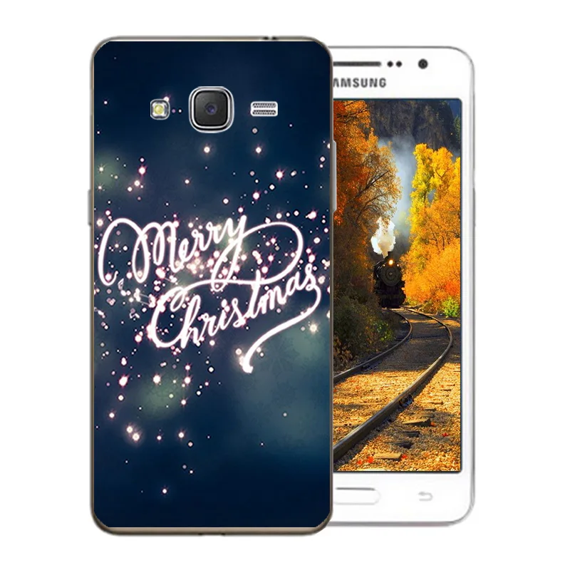 Чехол для Samsung Galaxy Grand Prime силиконовый чехол телефона из ТПУ с рисунком Merry X'MAS G530F