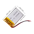 Литий-полимерный аккумулятор 3,7 В, 402030, 200 мАч, li-po, для MP3-плеера, регистратора, dvr, t, BT, аккумулятор клавиатуры