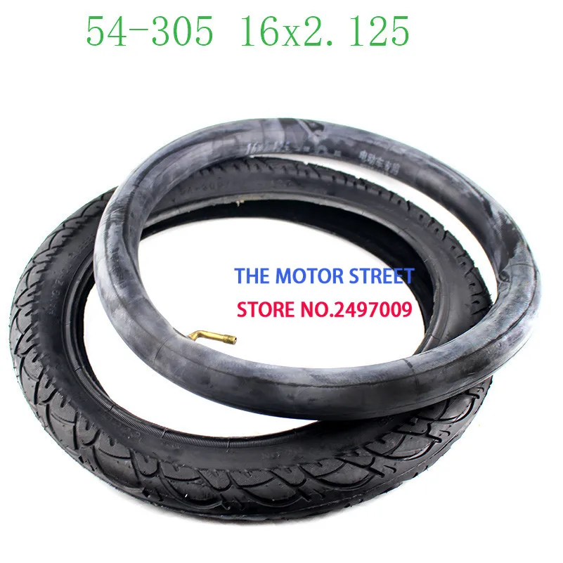 Шина 16X2,125/54-305 подходит для многих газовых электрических скутеров и электронных велосипедов 16X2,125