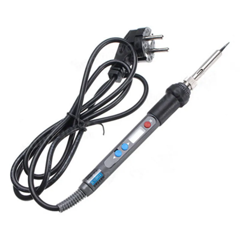 Регулируемый Электрический мини паяльник с ЖК дисплеем и подсветкой 90 Вт|soldering