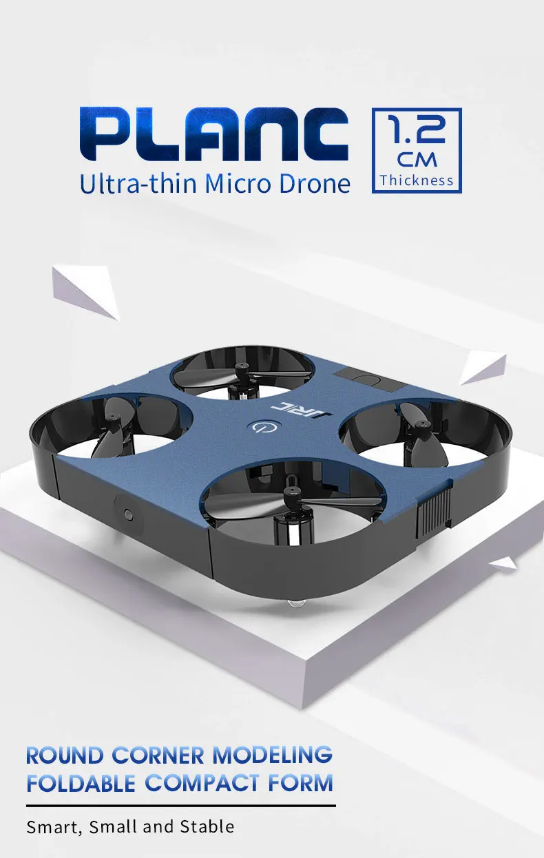 Оригинальный JJRC H70 4CH PLANC мини Дрон ультра тонкий интеллектуальный Квадрокоптер с
