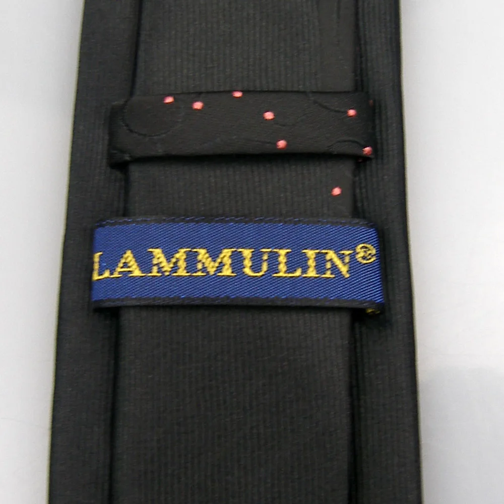 Мужские галстуки-бабочки LAMMULIN черный галстук в розовый горошек жаккардовый