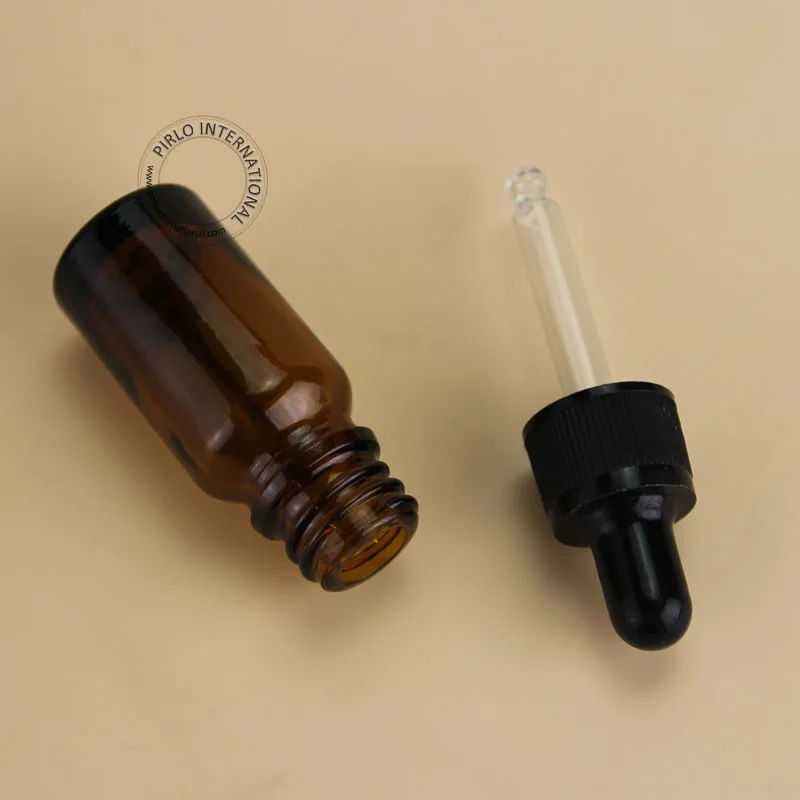 10 шт./лот 100% отличная янтарная бутылка для эфирного масла мл стеклянная пробирка