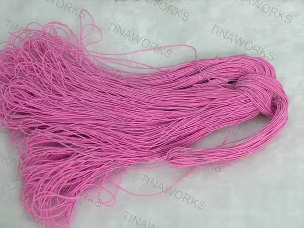 FREE SHIPPING 260 Meters Pink Stretch Elastic Beading Cord 1MM | Украшения и аксессуары
