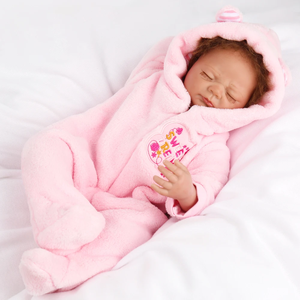 NPKDOLL 55 см силиконовые куклы для новорожденных игрушки девочек цена плюшевая