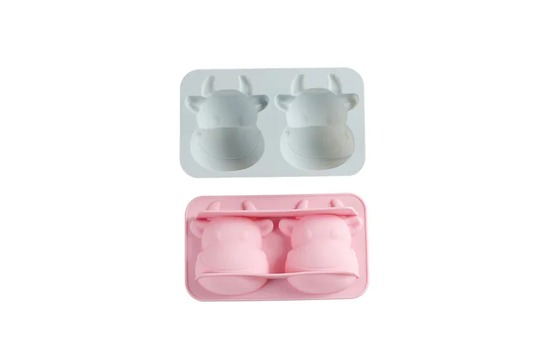 1 шт. Рождественская силиконовая форма с головой коровы силиконовые формы для