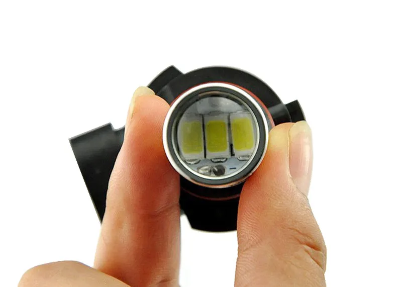 2 шт. универсальная 12 В HB4/9006 5630 SMD 33 LED яркая белая Автомобильная противотуманная