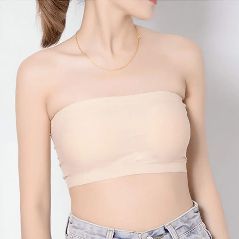 Модные летние женские сексуальные обтягивающие груди однотонные