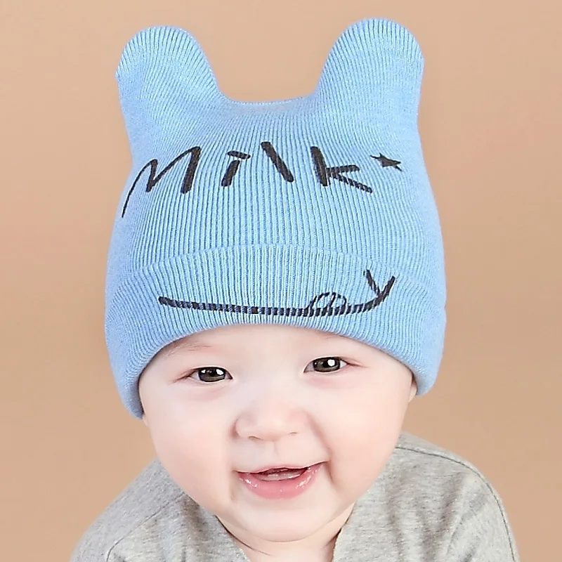 Весна Шляпа Ребенок Осенью Крышки Красочные Хлопок Caps Beanies Для девочка Мальчик