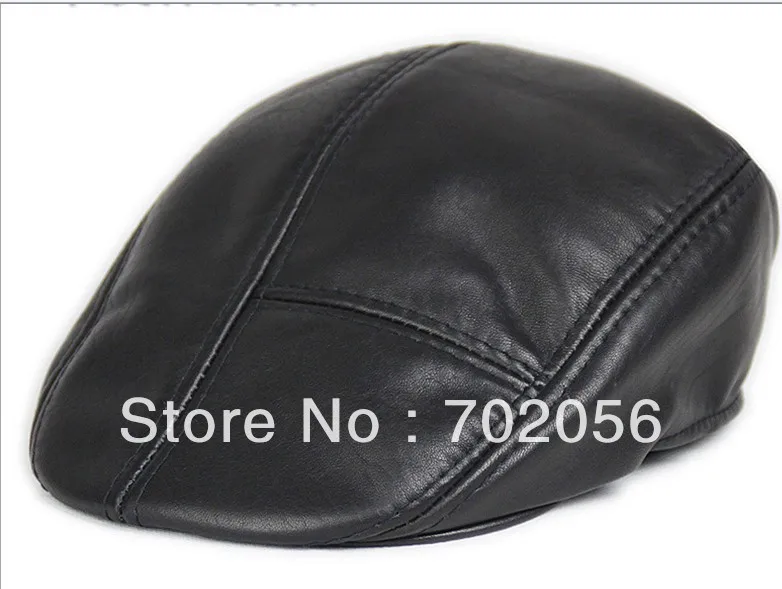 Newsboy берет из натуральной кожи Стиль плоская кепка шляпа DEC Cabbie Gatsby 12 шт./лот #3115