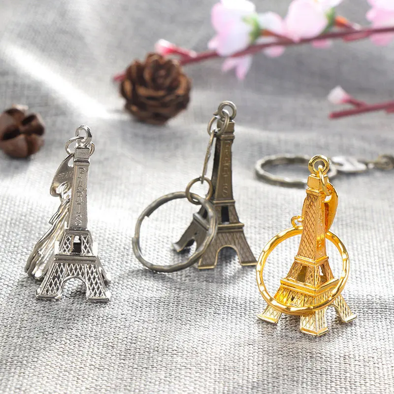 

Brand New Vintage Eiffel Tower Keychain / Tower pendant key ring gifts Fashion Gold Sliver Bronze Copper Romantic Gifts