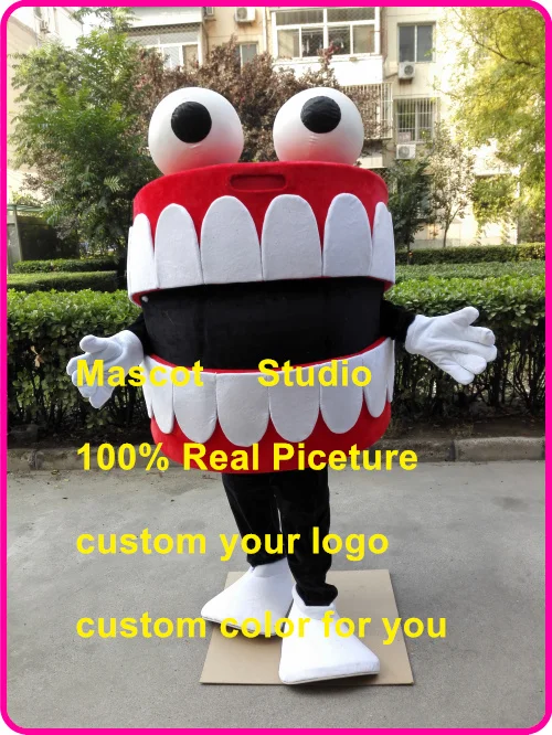 Костюм талисман ротовой полости костюм зубов маскарадный аниме костюмы для