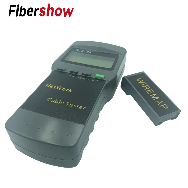 SC8108 Портативный ЖК-тестер сети метр и LAN телефонный кабель тестер с ЖК-дисплеем RJ45