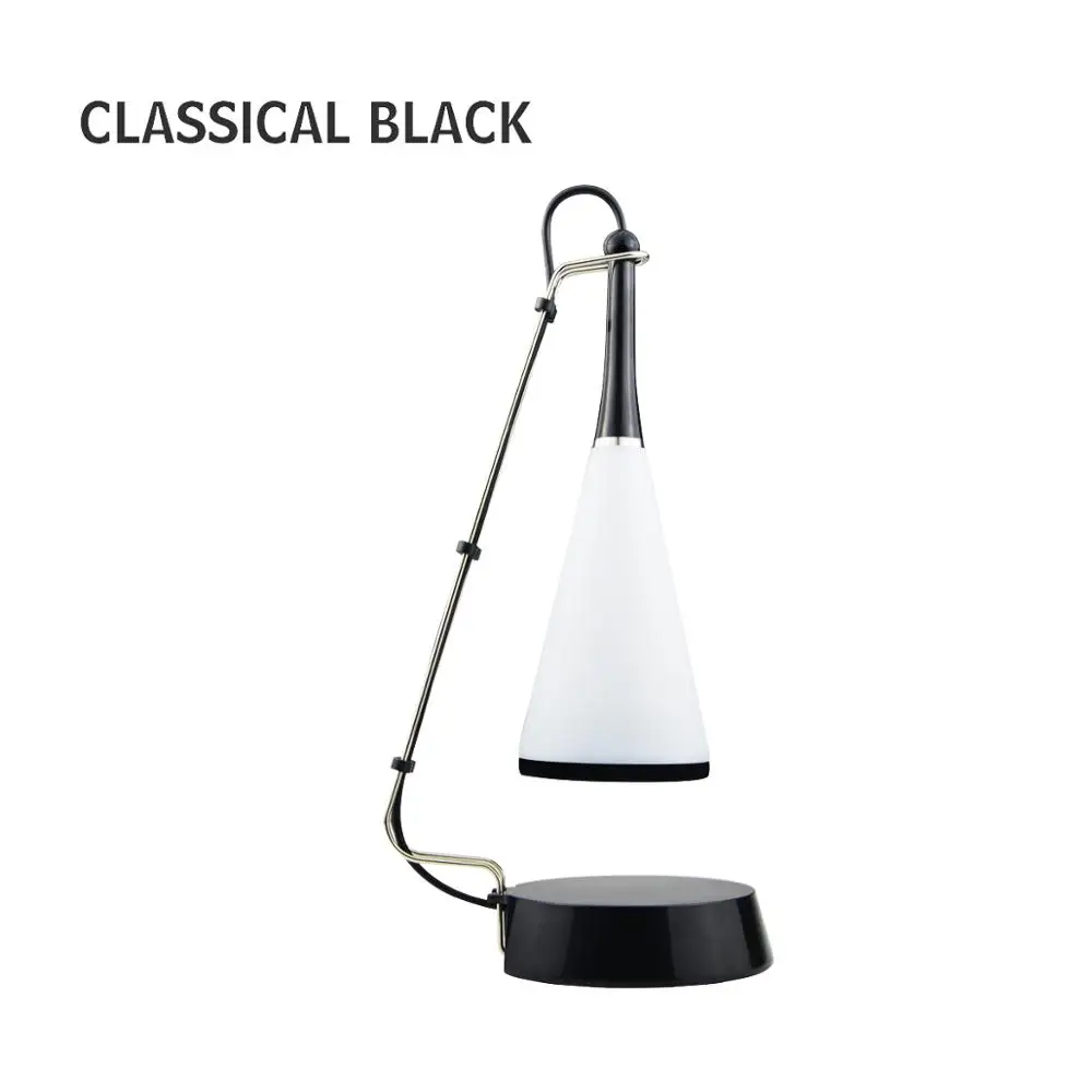 Black Body Сенсорный светодиодный настольный светильник с Bluetooth динамиком, перезаряжаемая Настольная лампа с USB, светодиодный светильник для чтения книг, освещение для дома, спальни - Цвет абажура: Black Body