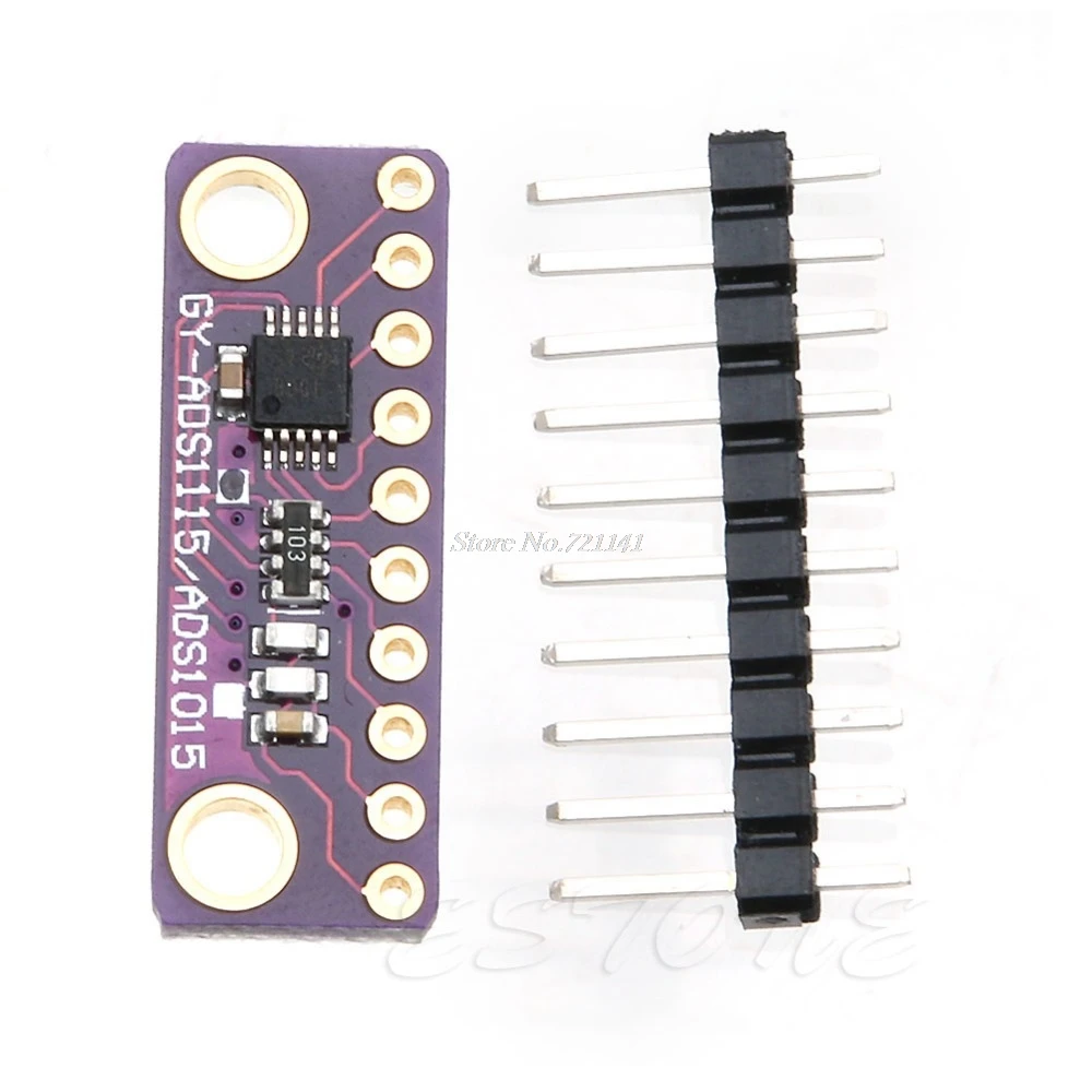 16 бит I2C ADS1115 модуль ADC 4 канала с усилителем Pro интегральные схемы Прямая поставка |