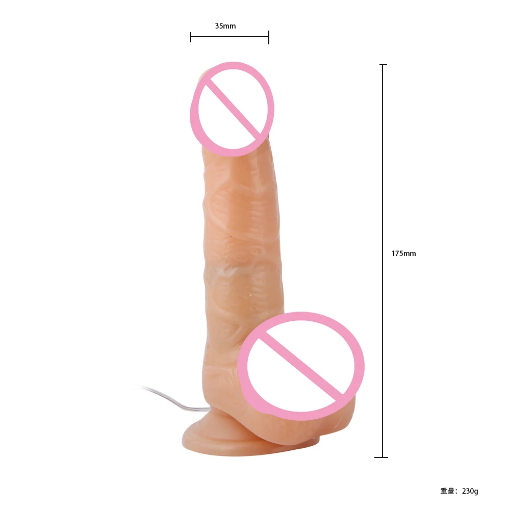 Супер мягкий силиконовый реалистичный фаллоимитатор на присоске Мужской