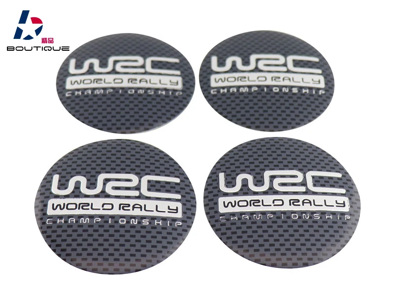 4 шт. серый WRC World Rally 56 мм колпачки ступицы крышки эмблема значок наклейки|Наклейки