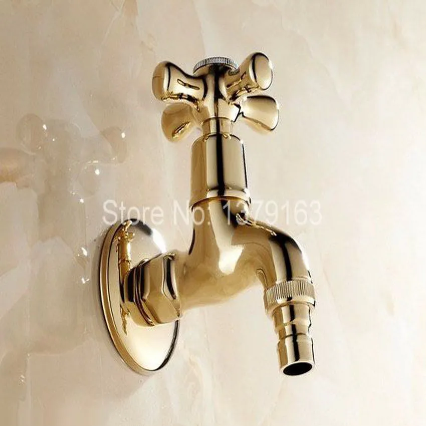 Настенный латунный кран для мытья ванной комнаты стиральная машина сада медный