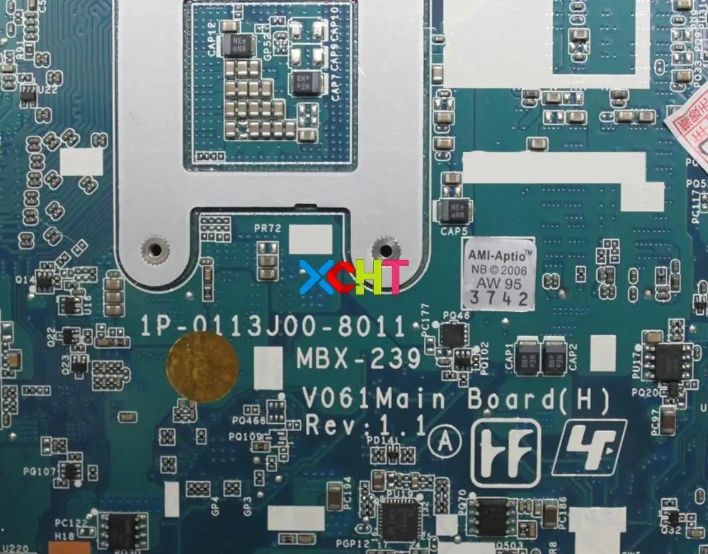 Материнская плата для ноутбука Sony Vaio Series A1848532A 1P 0113J00 8011 MBX 239 V061 Rev: 1 материнская