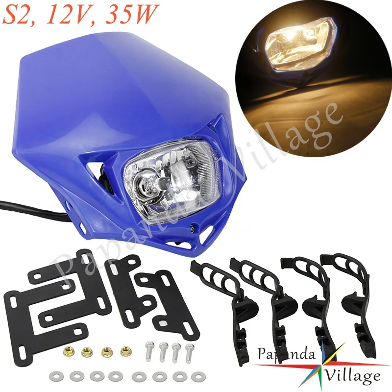 Маска для мотоциклетной передней фары Yamaha Honda WRF250 400 426 450 YZ TTR WR XT 110 125 250 250F/250R 250X 450F