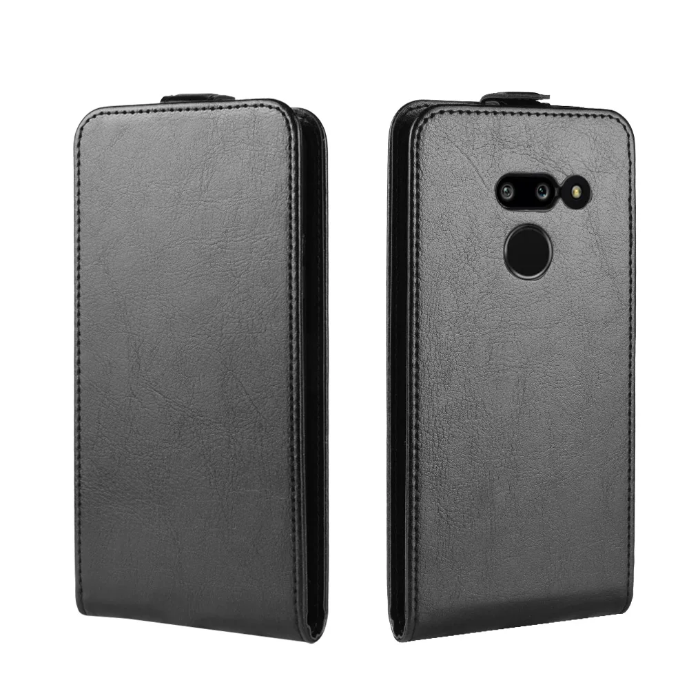 Чехол для LG G8 ThinQ LMG820 кожаный чехол Магнитный кобура с пряжкой Флип-кейс отделение для денег Защитный чехол