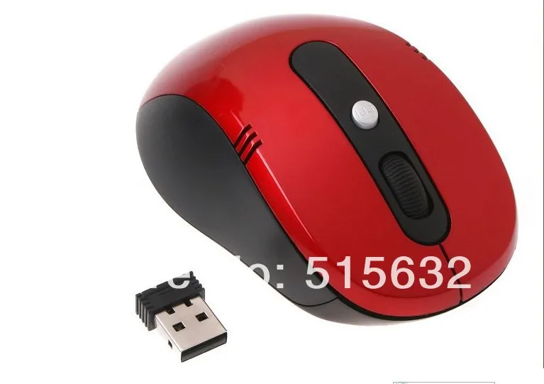 Портативная оптическая беспроводная мышь USB приемник RF 2 4G для настольного