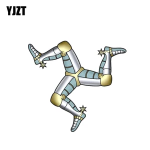 Стикер для мотоциклетного шлема YJZT 13,2 см * 12 см, автомобильные аксессуары ISLE Of MAN 6-2144