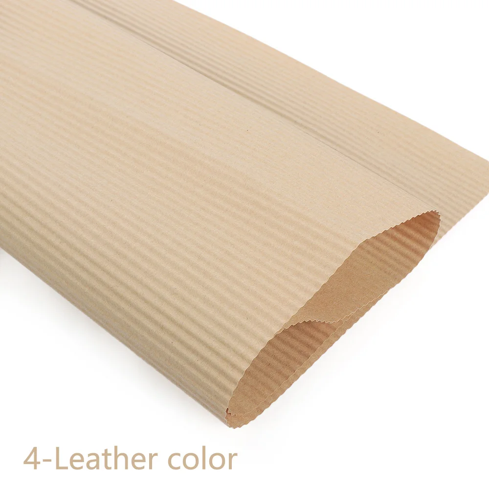 Leather color 1 рулон 50*70 см Детский Набор для творчества ручная работа цветная гофрированная бумага малыш Скрапбукинг принадлежности для рукоделия пакеты оберточная бумага Оригами - Цвет: Leather color