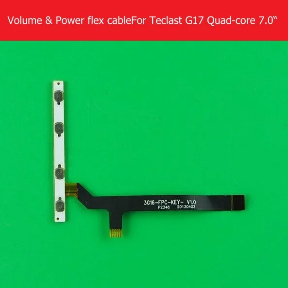 Подлинный гибкий кабель ВКЛ/ВЫКЛ для Teclast G17 Quad core 7 0 &quotкнопка включения питания