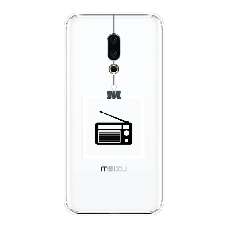 Задняя панель для Meizu 16th 16x15 Lite 16 Plus мягкий силиконовый Винтажный чехол в стиле