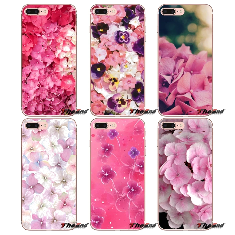 Розовый чехол для мобильного телефона с цветами гортензии Huawei Honor 5A LYO L21 Y6 II Compact Y5