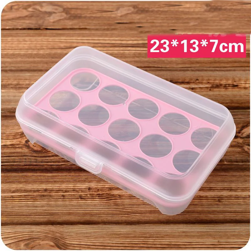 Цветные прозрачные яйца шесть ящик для хранения сетки кухня холодильник