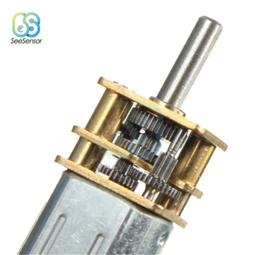 6V DC N20 мини микро-металлическая передача мотор с редуктором постоянного тока