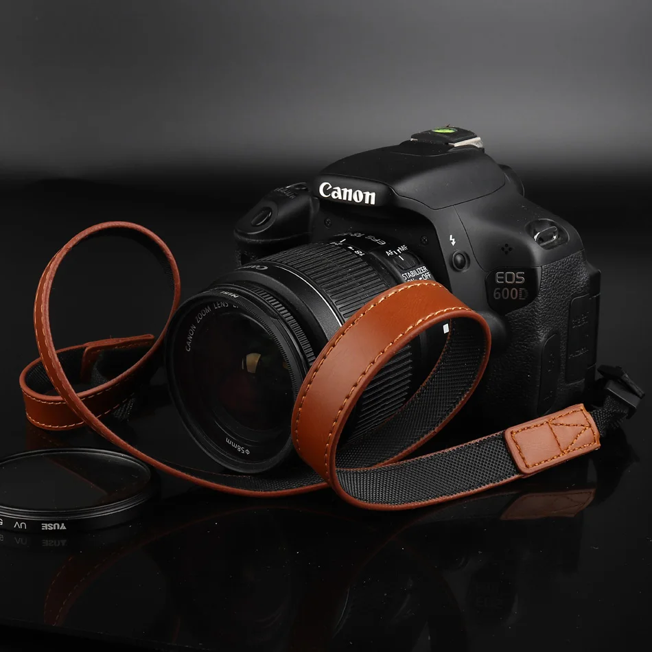 Ремень из ПУ кожи для камеры наплечный шейный ремень Panasonic Lumix DMC GX85 GX80 LX100 LZ35 FZ72 FZ45