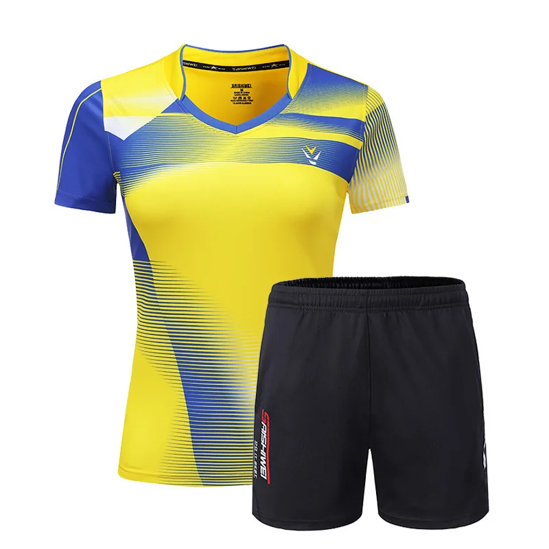 Новые спортивные рубашки для бадминтона мужчин и женщин одежда настольного