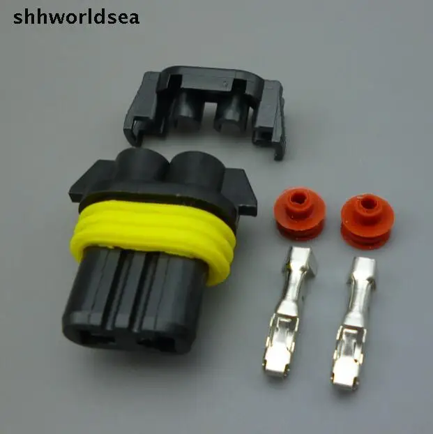 Shhworld автомобильный Водонепроницаемый 2 Pin 9005 HB3 электрический провод для фар
