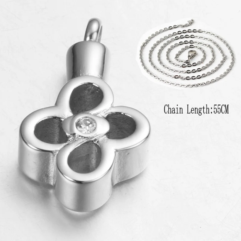 Stainlessteel Keepsake кремации урна кулон Ash держатель ожерелье Кремация Мемориал Урну