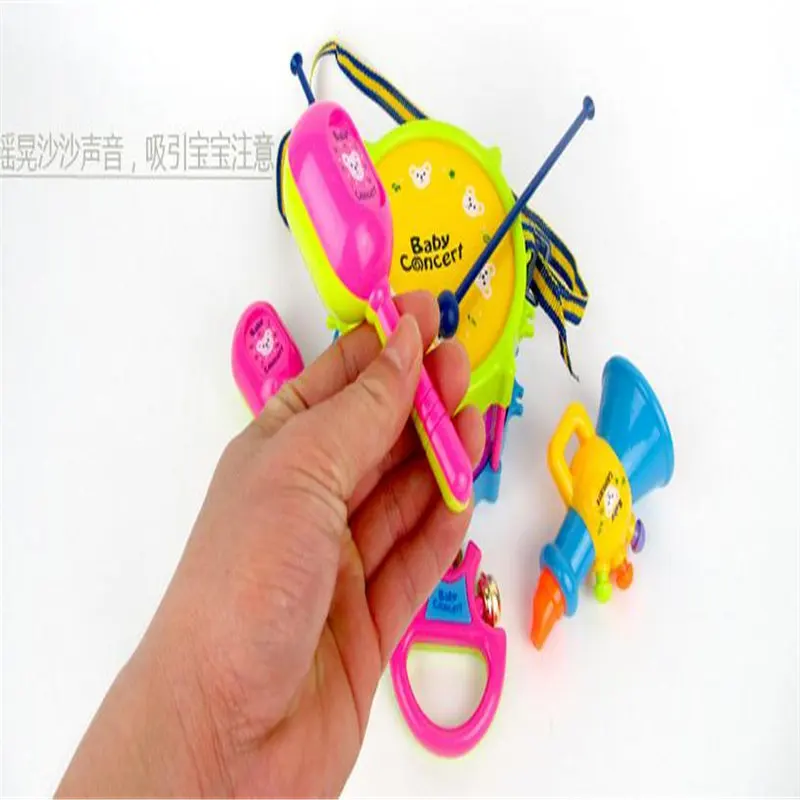 Набор детских музыкальных инструментов 5 шт./компл. Обучающие Детские игрушки