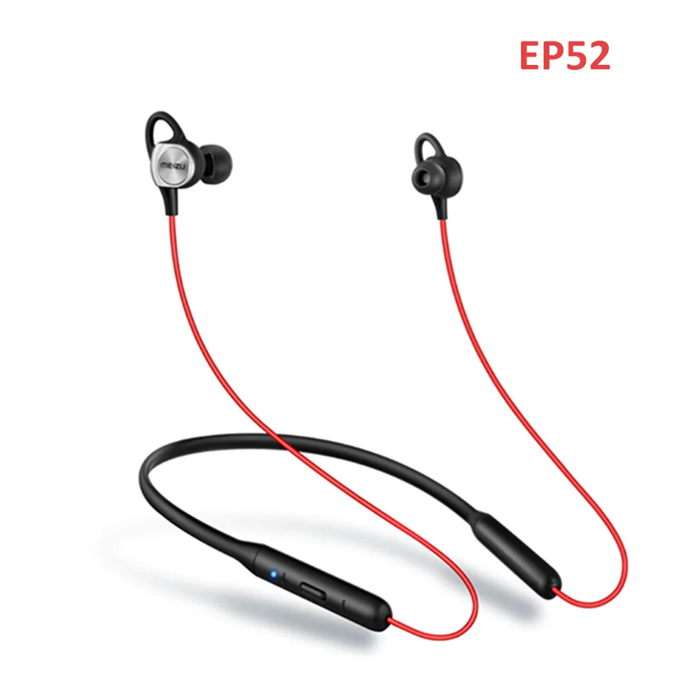 EP52 Chinese Edition MEIZU EP51/EP52 Bluetooth Наушники Беспроводные спортивные HiFi наушники IPX4 водонепроницаемые Bluetooth наушники с микрофоном - Цвет: EP52 Chinese Edition