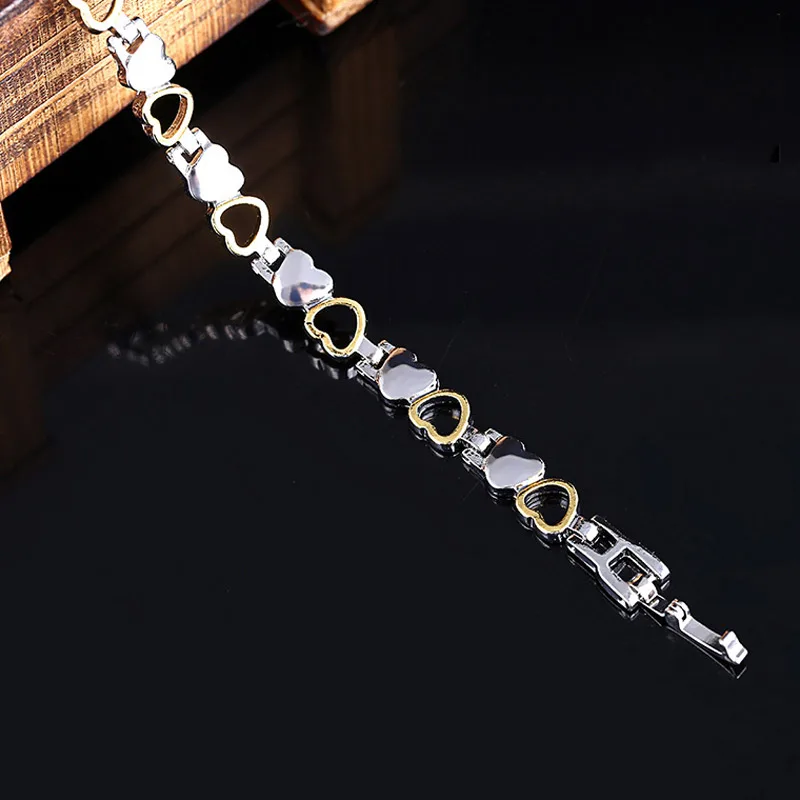 Магнитный терапевтический браслет из нержавеющей стали регулируемый для женщин