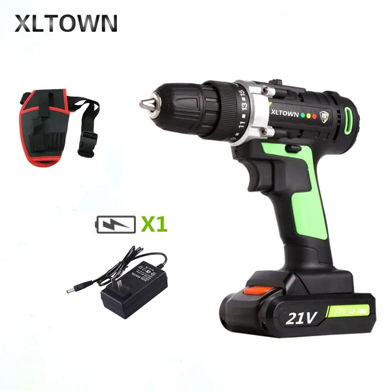 XLTOWN 21 v Беспроводная электрическая отвертка перезаряжаемая литиевая батарея