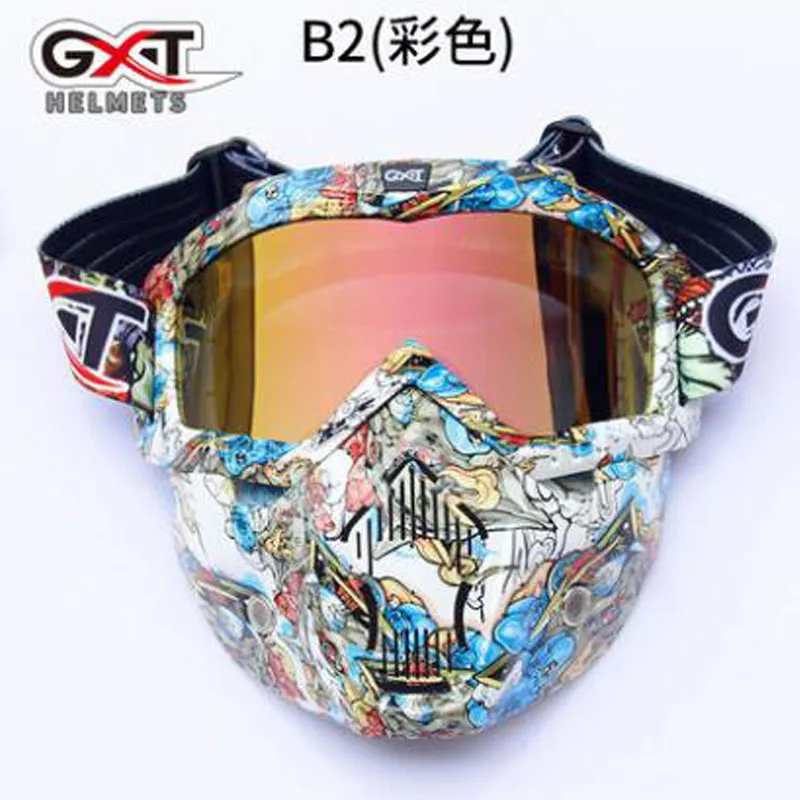 GXT беговые очки ветрозащитные песочные очки для верховой езды Ретро популярная Ветрозащитная маска для глаз мотоциклетный шлем маска очки - Цвет: 12