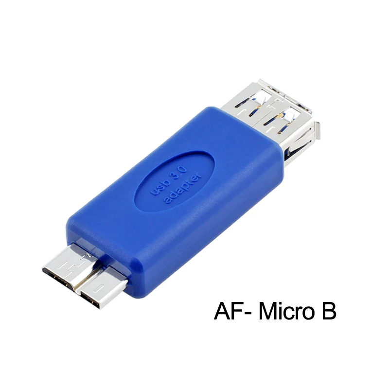 AF-Micro B USB разъем Женский или женский USB адаптер для кабеля передачи данных USB конвертер AM-AF AM-BM AF-Micro B USB удлинитель - Цвет: AF-Micro B