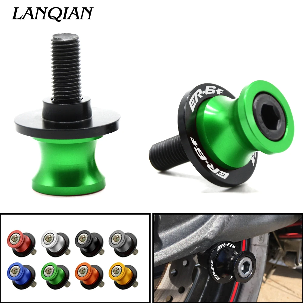 

6/8/10MM Motorcycle Swingarm Spools Slider Stand Screws Swingarm Sliders for kawasaki ER6F ER-6F ER 6F