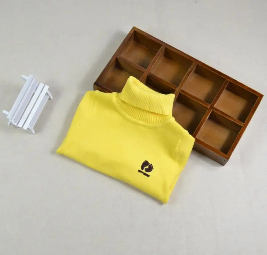 Цвет: желтый boys sweater Arfanny осень и зиму Детский свитер. Девушка игры с высоким воротником свитер. swueter Высококачественная мягкая одежда для младенцев. Одежда для маленького мальчика girls sweaters - Цвет: Цвет: желтый