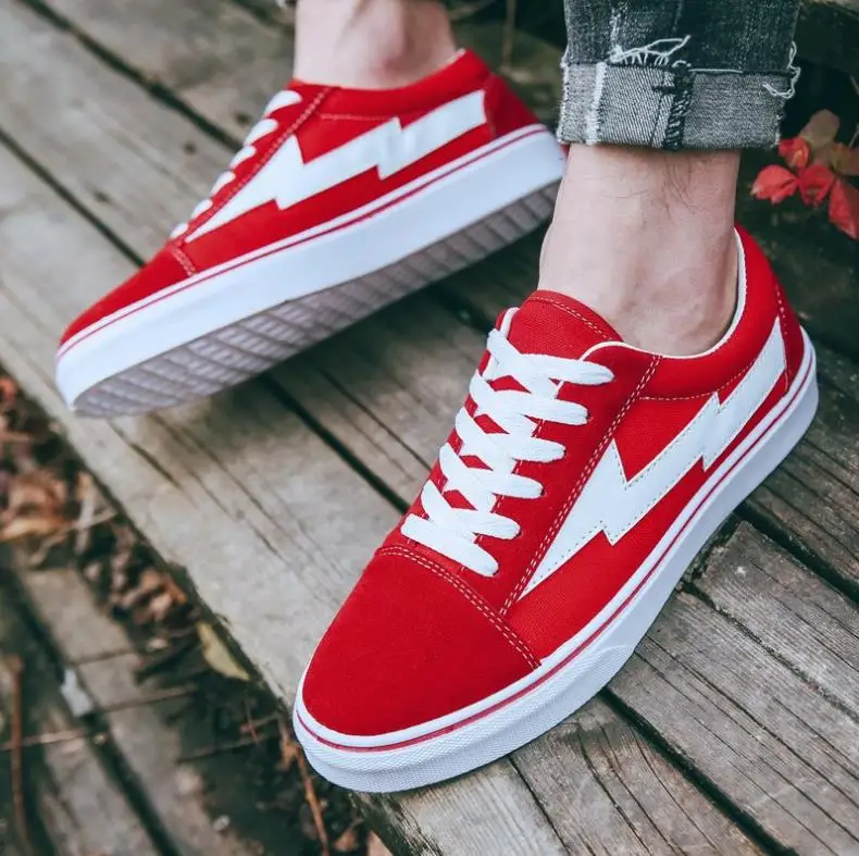 2019 new generation of men canvas shoes fashion outdoor casual red sneakers classic black travel flats | Обувь