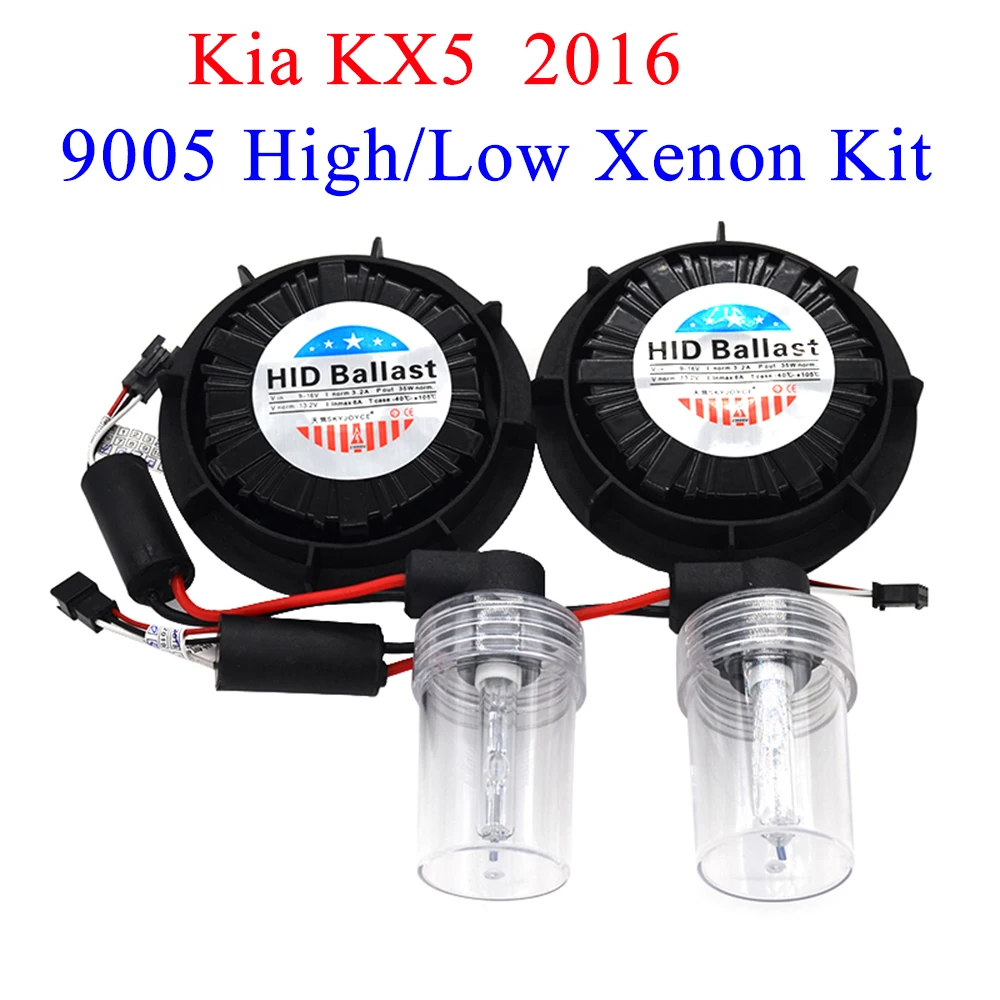 Лампа для автомобильных фар 35 Вт все в одном 9012 HIR2 H7 9005 HID 6000K Edge Kia K3 KX5 Toyot a RAV4 Cadilla C