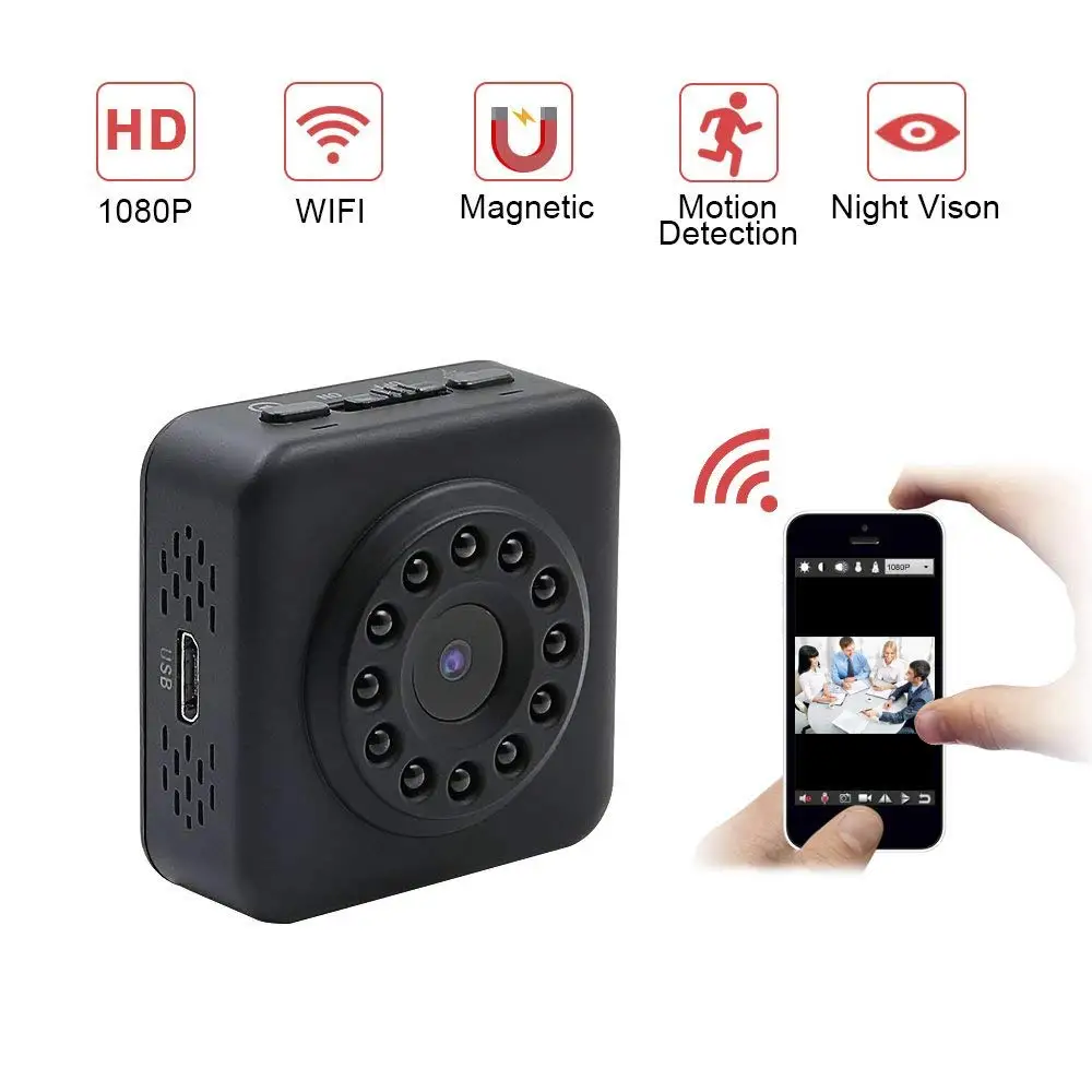 HYUCHON 1080P WiFi мини камера D102 IP домашняя беспроводная камера/детский монитор/няня с