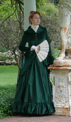 История! Зеленое викторианское платье на заказ в стиле 1920-х годов времен