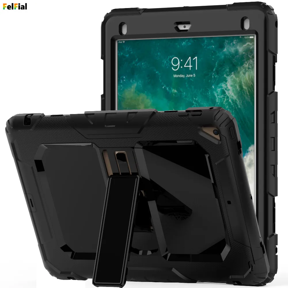 Для iPad Air 2 Чехол для 9 7 2018 случае тяжелых противоударный Броня планшет чехол
